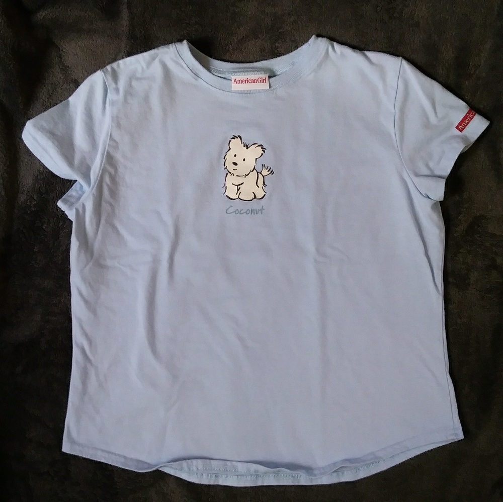 SOLD American Girl Retired Coconut Print Tee